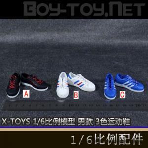 ���ֻ���X-TOYS - 1/6����ģ�� �п� 3ɫ�˶�Ь (#.X-010)