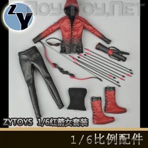 ���ֻ���ZYTOYS - 1/6��ɫ����+Ů��Ƥ����װ (#.ZY16-6)